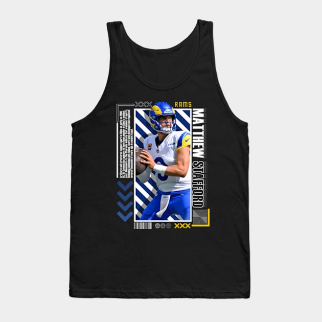 Matthew Stafford Paper Version 10 Tank Top by binchudala